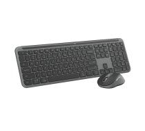 Logitech - Signature Slim Wireless Keyboard and Mouse Combo MK950 Graphite Nordic