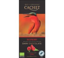 Cachet Tumšā BIO šokolāde 57% ar aveņu gabaliņiem 100g KC09