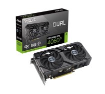 Asus NVIDIA GeForce RTX 4060 Ti DUAL grafiskā karte GPU DUAL-RTX4060TI-O8G-EVO