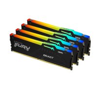 Kingston Fury Beast 64GB DDR5-5600 atmiņas komplekts (4 x 16GB) KF556C40BBAK4-64