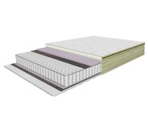 90x200 cm Vienpusējs Pocket atsperu matracis TWIST LATEX ar lateksu