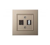 Liregus HDMI+TV-002-001 E/Ch HDMI+ USB EPSILON ligzda ,šamp