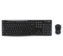 LOGITECH Wireless Combo MK270 (black/silver, DE layout, rubber dome) (920-004511)