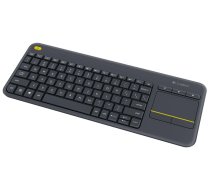 Logitech K400 Plus Keyboard, Pan Nordic Wireless Touch, Black (920-007141)