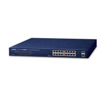 Planet 16-Port 10/100/1000T 802.3at  PoE + 2-Port 1000X SFP  (W125769137)