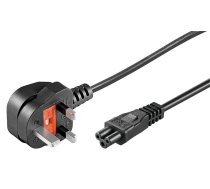 MicroConnect Power Cord UK - C5 0,5m Black Power UK Type G to C5 (PE090805)