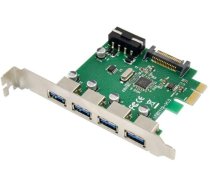 MicroConnect 4 port USB 3.0 PCIe card Main chip : VL805 4 external  (MC-USB3.0-F3B1)