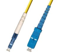 MicroConnect Fiber Patch Cable - LC/UPC-SC/UPC 1m OS2 (FIB461001)