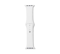 eSTUFF Apple Watch Silicone Strap Color: White. Width: 40 mm (W125821906)