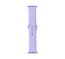 eSTUFF Apple Watch Silicone Strap Color: Pale Purple. Width: 40  (W125821909)