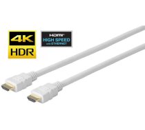 Vivolink Pro HDMI Cable White 7.5m  Ultra Flexible . (PROHDMIHD7.5W)