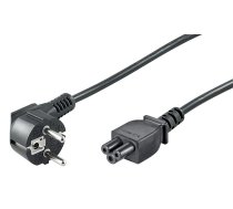 MicroConnect Power Cord CEE 7/7 - C5 10m Angled Schuko, Black, (PE0108100)