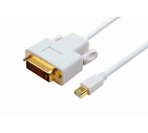 MicroConnect Mini DisplayPort to DVI-D Cable 1m Dual Link 24+1, (MDPDVI1)