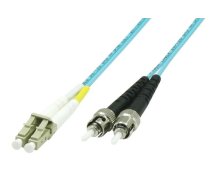 MicroConnect Fiber Patch Cable - LC/UPC-ST/UPC 2m OM3 MM (FIB412002)