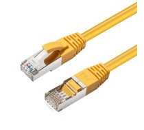 MicroConnect S/FTP CAT6 0.25m Yellow LSZH PiMF (Pairs in metal foil) (SSTP60025Y)