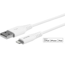 eSTUFF Lightning Cable MFI 3m Whit 8Pin Lightning - USB A Male  (W125782375)