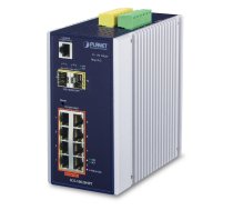 Planet IP30 Industrial L2+/L4 8-Port 1000T 802.3at PoE + 2-Port (IGS-10020HPT)