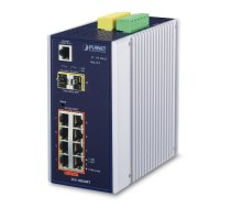 Planet IP30 L2+ SNMP Manageable 8-Port Gigabit POE(Af) Switch (IGS-10020PT)