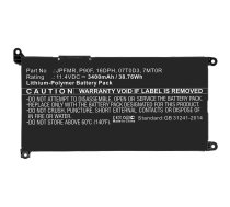 CoreParts Laptop Battery for Dell 41Wh  Li-Pol 11.4V 3600mAh Black  (W125993420)