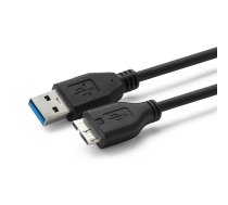 MicroConnect USB A to USB Micro B, Version  3.0, Black 2m M-M triple  (USB3.0AB2MICRO)