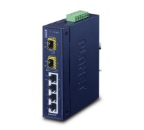 Planet IP30 Industrial 4-P 10/100/100 + 2-P 100/1000X SFP Gigabit (IGS-620TF)