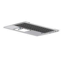 HP TOP COVER W/ KBD CP+PS BL UK w. Top Cover (Backlight) (W126077298)