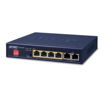 Planet 4-Port 10/100/1000T 802.3at POE + 2-Port 10/100/1000T (GSD-604HP)