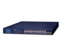 Planet 24-Port 10/100/1000T 802.3at PoE + 2-P 1000SX SFP Gigabi (GSW-2620VHP)