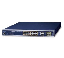 Planet IPv6/IPv4, 16-Port Managed 802.3at POE+ Gigabit Ethernet (GS-4210-16P4C)