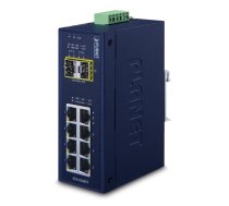 Planet IP30 Industrial 8-P 10/100/100 + 2-P 100/1000X SFP Ethernet (IGS-1020TF)