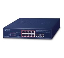 Planet 8-Port 10/100TX 802.3at PoE + 2-Port 10/100TX Desktop (FSD-1008HP)