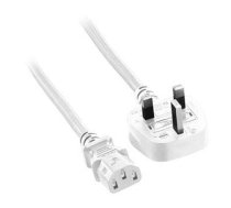 MicroConnect Power Cord UK Type G - C13 2M  white UK Type G, BS 1363 -  (W126176301)