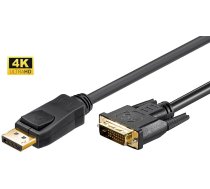 MicroConnect DisplayPort to DVI-D Cable 1m DP v1.2- DVI-D 24+1, (DP-DVI-MM-100)
