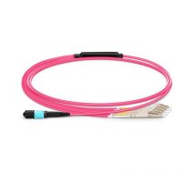 Lanview Fiber Patch Cable - 8 cores MTP/UPC female to 4 LC/UPC (LVO230501-MTP)