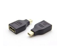MicroConnect Mini Displayport - DP M-F DP 1.2, Black, Adapter (MDPMDPF)