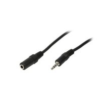 Logilink Audio cable 1x 3.5mm - 1x 3.5mm Stereo/Bluetooth 3.00m back (CA1054)