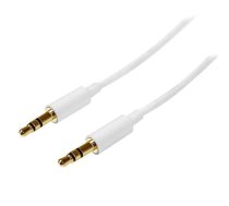 StarTech.com SLIM 3.5MM STEREO AUDIO CABLE (MU1MMMSWH)