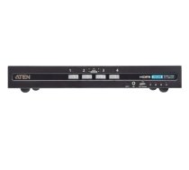 Aten 4-Port USB - 4K HDMI Secure KVM Switch with Card Reader (CS1184H4C-AT-G)