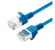 MicroConnect CAT6A U-FTP Slim, LSZH, 1m  Network Cable, Blue  (W128178658)