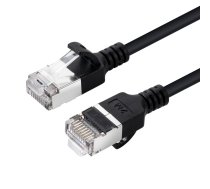 MicroConnect CAT6A U-FTP Slim, LSZH, 1m  Network Cable, Black  (W128178694)