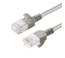 MicroConnect U/UTP CAT6A Slim 7.5M Grey Unshielded Network Cable,  (W125627992)