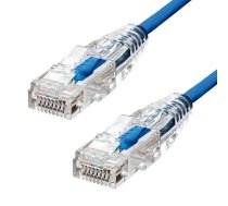 ProXtend Ultra Slim CAT6A U/UTP CU  LSZH Ethernet Cable Blue 5m  (W128367502)