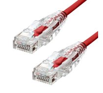 ProXtend Ultra Slim CAT6A U/UTP CU  LSZH Ethernet Cable Red 5m  (W128367517)