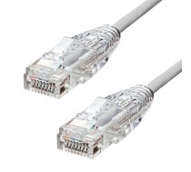 ProXtend Ultra Slim CAT6A U/UTP CU  LSZH Ethernet Cable Grey 2m  (W128367533)