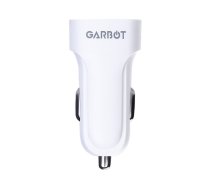 Garbot Grab AND Go Dual USB Car Charger  10W White  (W128364016)