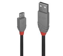 Lindy 0,5M Usb 2.0 Type A To Micro-B Cable, Anthra Line (36731)