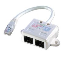 Roline T-Adapter Cat. 5E, Utp  Networking Cable White 0.17 M  (W128372205)