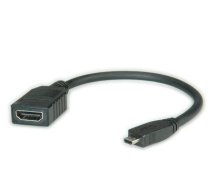 Value Hdmi High Speed Cable +  Ethernet, A - D, F/M 0.15M  (W128372751)