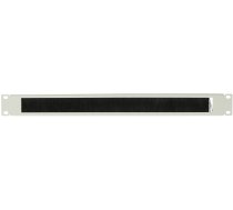 Lanview 1U 19"" SIMPLE TYPE, BRUSHED  CABLE ORGANIZER PANEL  (W128317124)