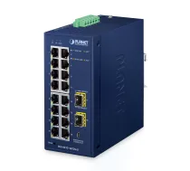 Planet IP30 Industrial L2/L4 16-Port 10/100/1000T + 2-Port (IGS-4215-16T2S-U)